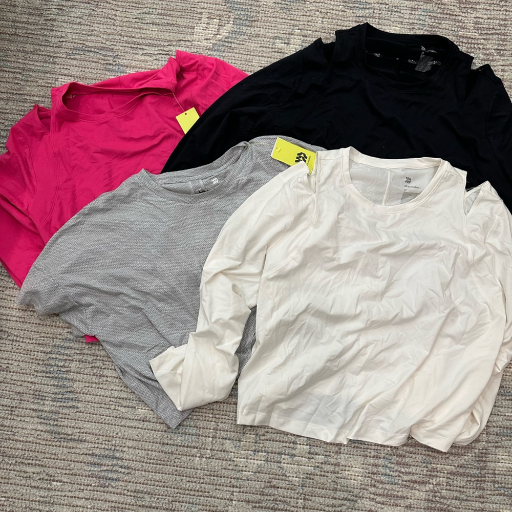 All in motion (target) work out tops. Bundle of 4 tops all XXL